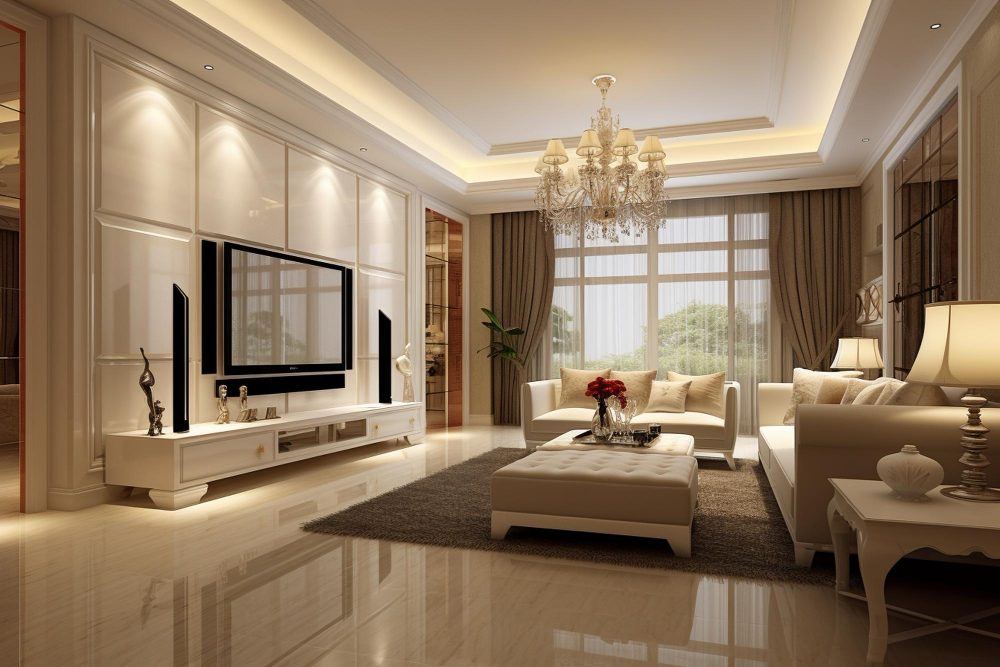 Modern Living Room Interiors Chennai